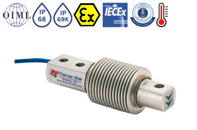thumbnail image 2 of Keli SQBY-A 5kse Shear Beam Load Cell – 5,000 Lbs, Alloy Steel, NTEP, With Foot & Spacer 2 of 3